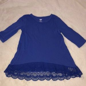 Girls lace tunic